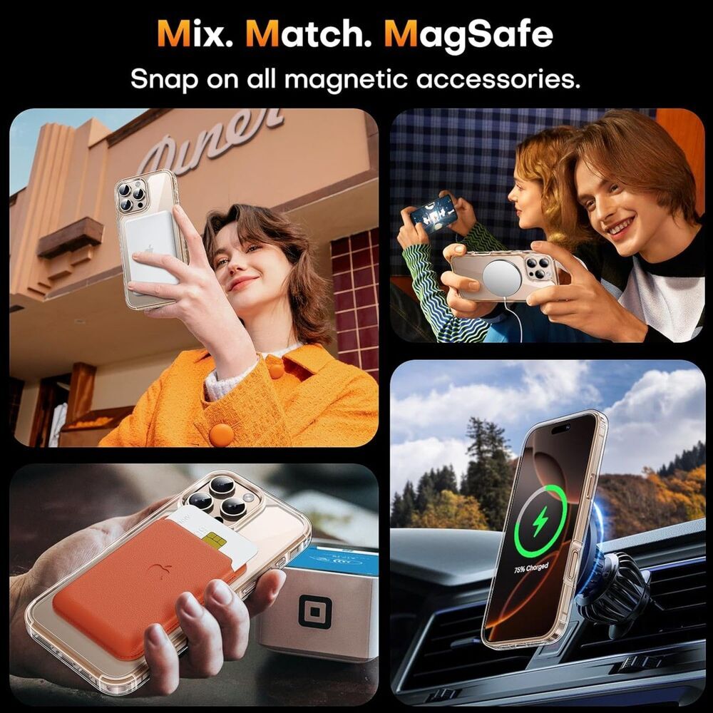 TAURI  iPhone 16 Pro Max Case, 16 ProMax 6.9", Clear - Picture 5 of 6